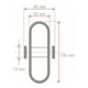 Roue en caoutchouc B55.100 BS Rollen