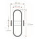 Roue en caoutchouc B61.125 BS Rollen