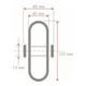 Roue en caoutchouc B80.127 BS Rollen