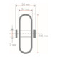 Roue en plastique B10.100 BS Rollen