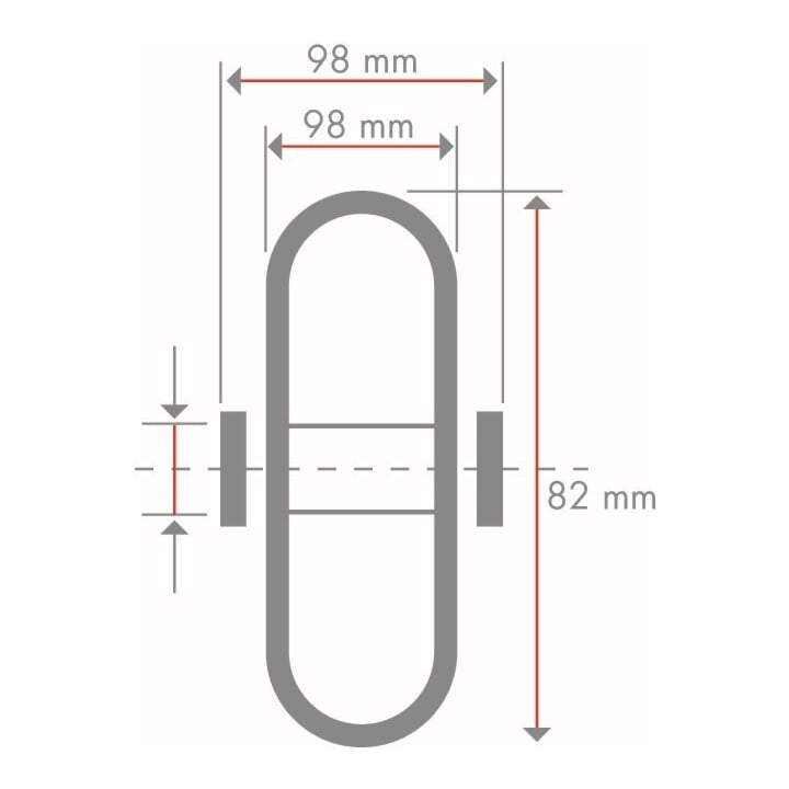 Roue en polyamide C45.85.20B BS Rollen