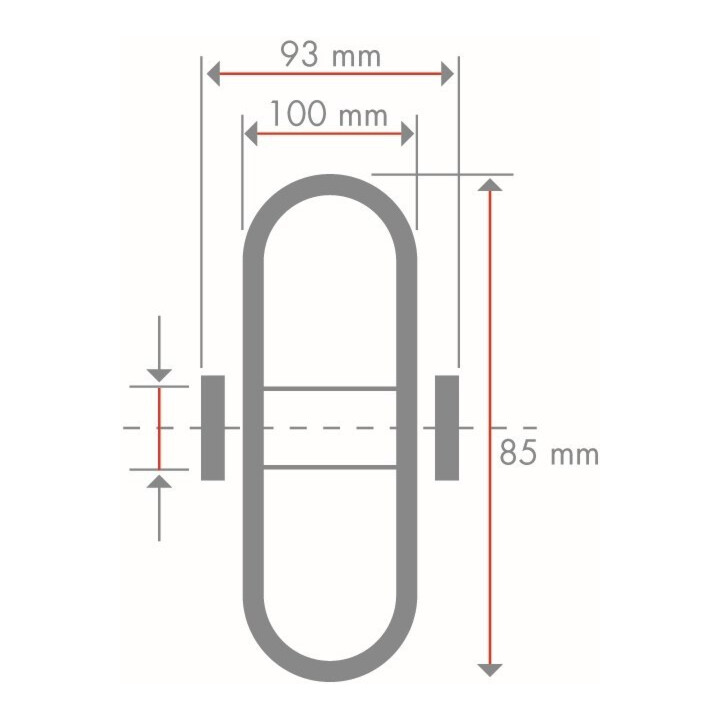 Roue en polyuréthane C40.85.17C BS Rollen