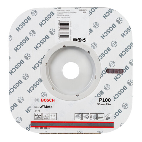 Rouleau abrasif Bosch J475 Best for Rouleau abrasif en toile métallique