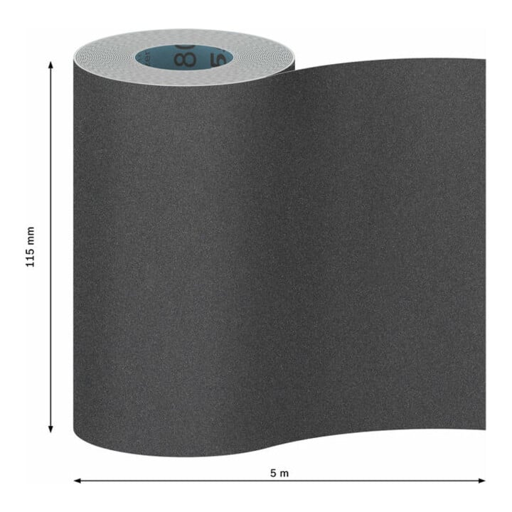 Rouleau abrasif C355 115 mm, 5 m, 180