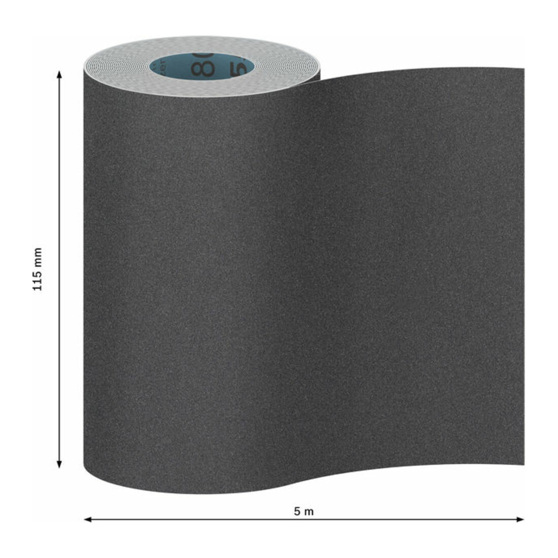 Rouleau abrasif C355 115 mm, 5 m, 180