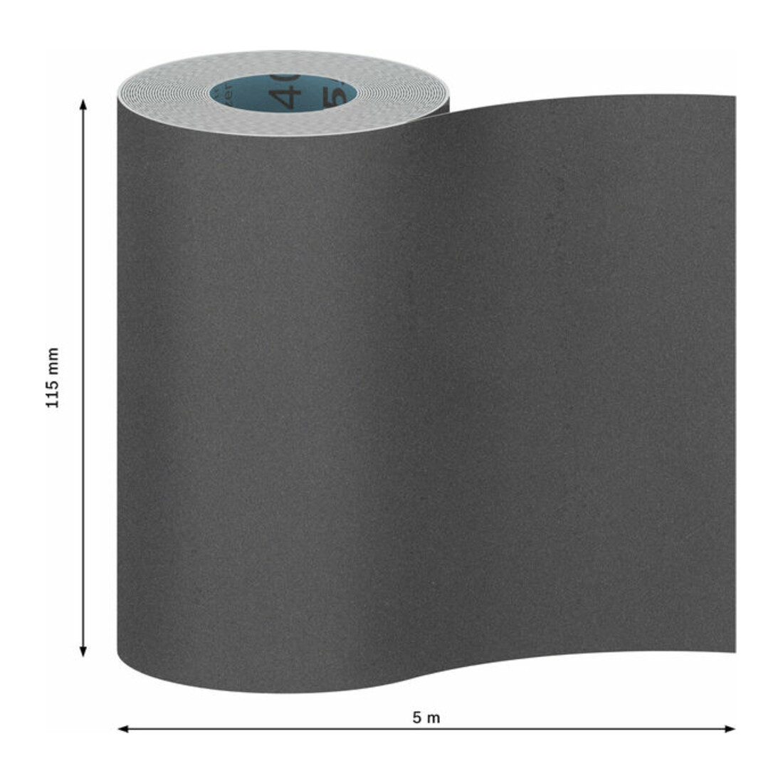 Rouleau abrasif C355 115 mm, 5 m, 240