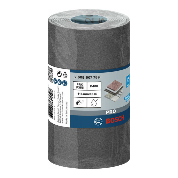Rouleau abrasif C355 115 mm, 5 m, 400