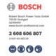 Rouleau de ponçage Bosch C410 Norme pour le bois et la peinture 5 m-2