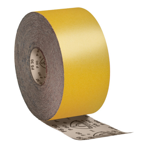 Rouleau abrasif Klingspor PS 30 D, 115 x 5000 mm grain 180