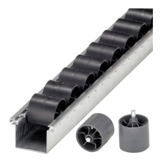 Rails à galets l 3000 8 kg