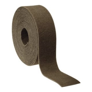 Rouleau d'abrasif en non-tissé CP-RL L. 5 m l. 50 mm moyen 180 brun rouge 5m/RL