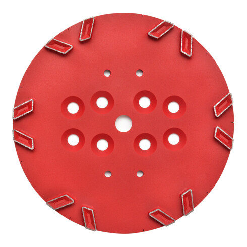Rouleau de disque diamanté 250mm V12 rouge