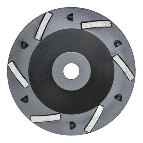 Rouleau de disque hybride 180 mm avec 6 arêtes de coupe en diamant polycristallin