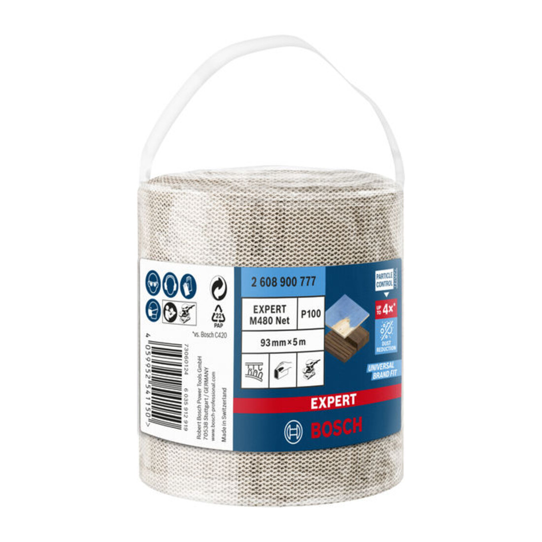 Bosch EXPERT M480 rouleau à filet abrasif