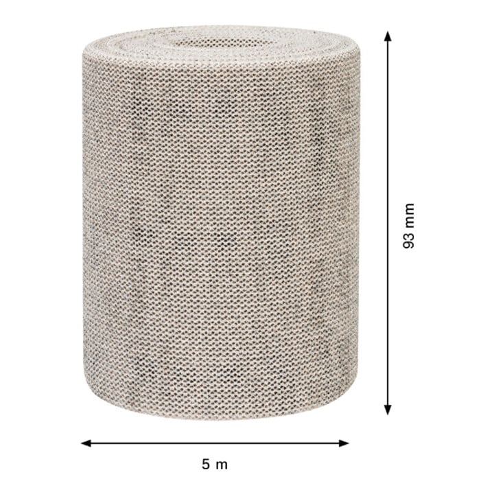 Rouleau de filet abrasif Bosch Expert M480, 93 mm, 5 m, G 80