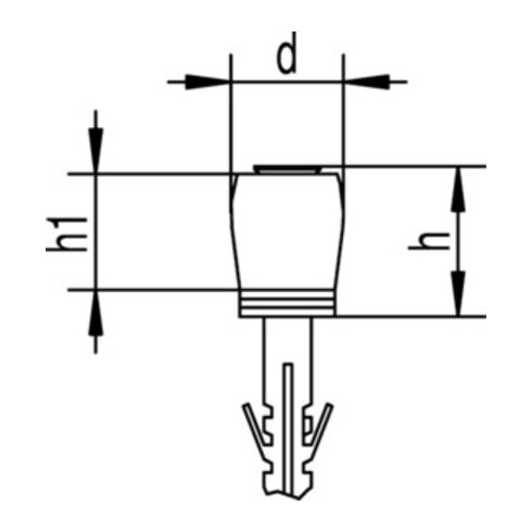 Rouleau de guidage 358 DUe STA ZN Rouleau plastique HELM
