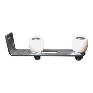 Rouleau de guidage double 85157 STA galet en plastique galvanisé