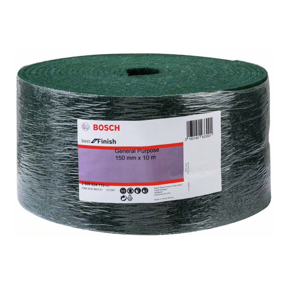 Rouleau de non-tissé Bosch d'usage général, 150 mm x 10 m
