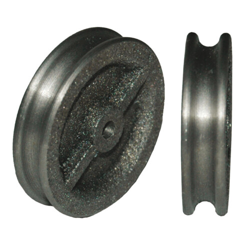 Rouleau d'oiseau Betz 470 fonte grise D.60mm Trgf.max.22kg rainure 8mm