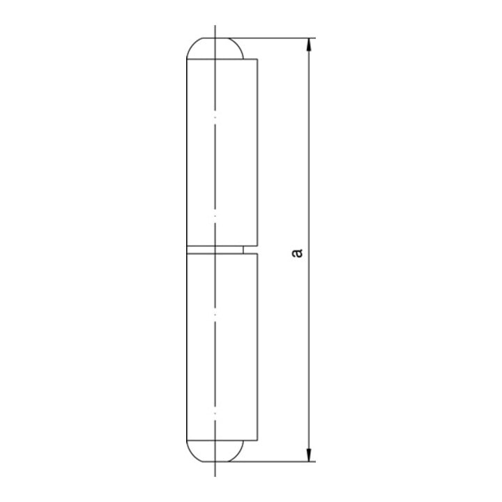 Rouleau profilé KO 40 pour le soudage sur longueur de bande 180mm STA blk Simonswerk