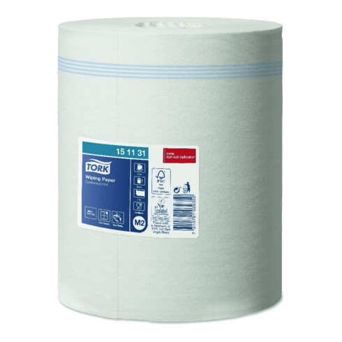 Rouleaux de serviettes TORK serviettes multiusage,1 couche,non perf. L275env.mxl