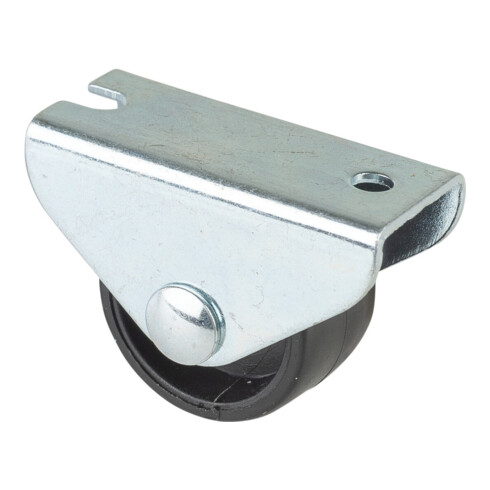 Roulette à caisson D.roue 25 mm cap.charge 35 kg matériau rouleau plastique avec