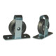Roulette Betz 496 rainure en fonte grise 6mm avec plaque longitudinale et rainure tournée-1