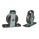 Roulette Betz 496 rainure en fonte grise 8mm plaque longitudinale et rainure tournée-1