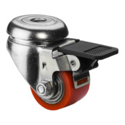 Roulette compacte A621.C10.035 Roulette pivotante avec frein BS Rollen