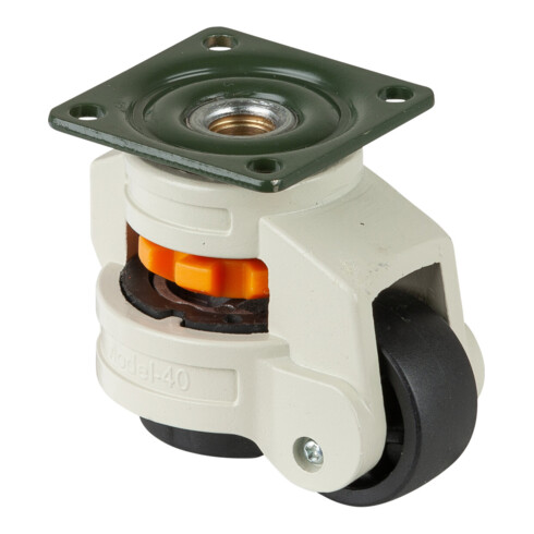Roulette de levage BS Rollen W220.A90.040 roulette pivotante avec frein, diamètre de roue 40 mm