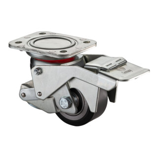 Roulette de levage W120.C10.080 Roulette pivotante avec frein BS Rollen