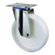 BS Roulette pivotante en acier inoxydable Palier lisse Polyamide-1