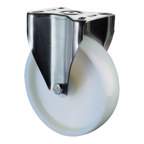 Roulette de transport en acier inoxydable H110.A90.200 BS Rollen