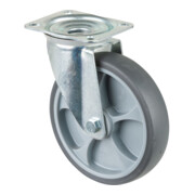 BS Rollen Roulette pivotante Roue en caoutchouc thermoplastique