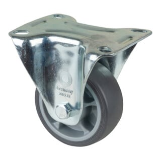BS Roue fixe roue en caoutchouc thermoplastique
