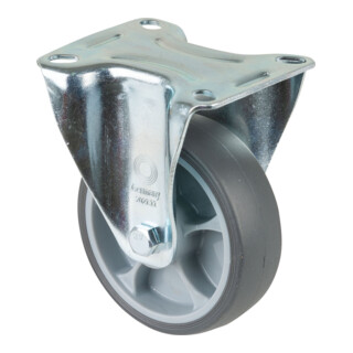 BS Roue fixe roue en caoutchouc thermoplastique
