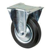 BS Roulette fixe Roue en caoutchouc