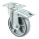 BS roues pivotantes roues pivotantes avec frein roue en caoutchouc thermoplastique-1