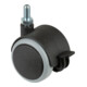 Roulette double en plastique avec frein BS Rollen-1