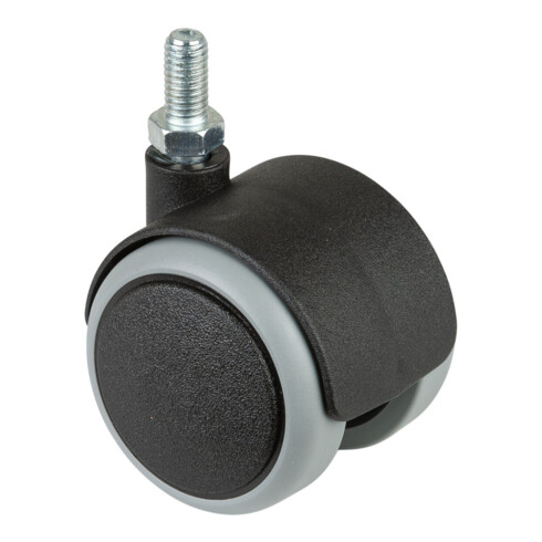 Roulette double en plastique BS Rollen