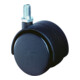 Roulette double en plastique D.roue 50 mm cap.charge 40 kg avec goujon fileté M1-1