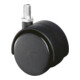 Roulette double en plastique D.roue 50 mm cap.charge 40 kg avec goujon fileté M1-1