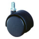 Roulette double en plastique D.roue 50 mm cap.charge 40 kg avec goujon fileté M1-1