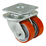 Roulette double pour charges lourdes S100.C10.100 Roulette pivotante BS Rollen