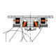 Roulette double pour charges lourdes S100.C10.125 Roulette pivotante BS Rollen
