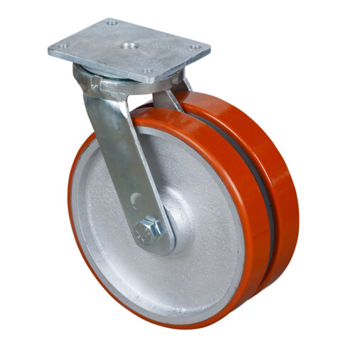 Roulette double pour charges lourdes S100.C10.300 Roulette pivotante BS Rollen