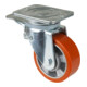 Roulette pivotante avec frein BS Rollen-1