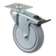Roulette pivotante avec frein BS Rollen-1