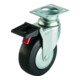 Roulette pivotante avec frein pour servante d’atelier grande-1