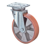 Roulette pivotante D.roue 150 mm cap.charge 250 kg avec plaque de fixation banda